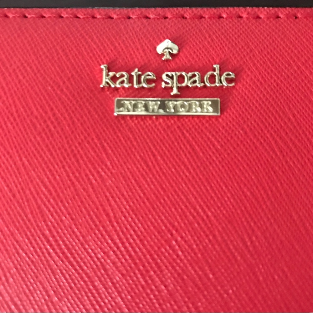 NWOT | Kate Spade ♠️ Wallet - Red textured